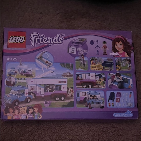 LEGO Friends Horse Vet Trailer Set - Purple and Blue - Picture 4 of 4